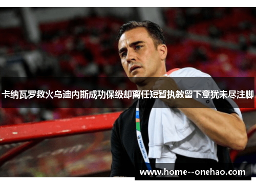 卡纳瓦罗救火乌迪内斯成功保级却离任短暂执教留下意犹未尽注脚 卡纳瓦罗救火乌迪内斯成功保级却离任短暂执教留下意犹未尽注脚